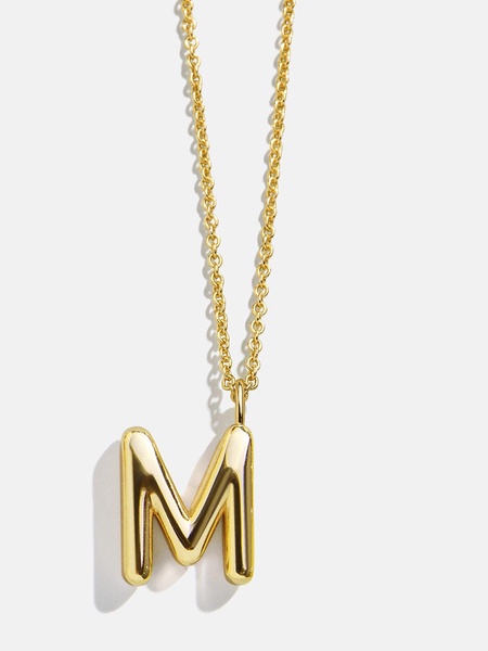 Classic Custom Gold Initial Necklace