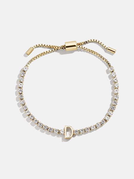 Lyanna Initial Tennis Bracelet