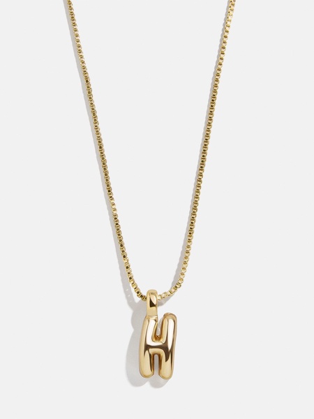 Gwen Mini Bubble Initial Necklace