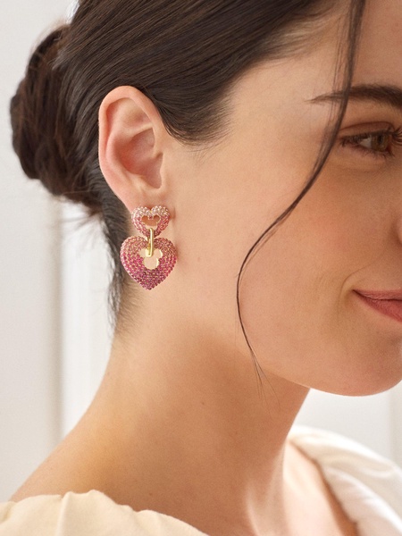 Disney Mickey Mouse Heart Statement Earrings