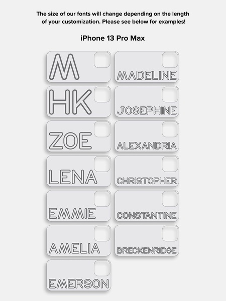 Fine Line Custom iPhone Case