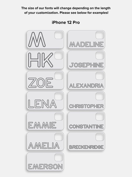 Fine Line Custom iPhone Case