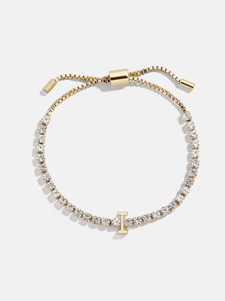 Lyanna Initial Tennis Bracelet
