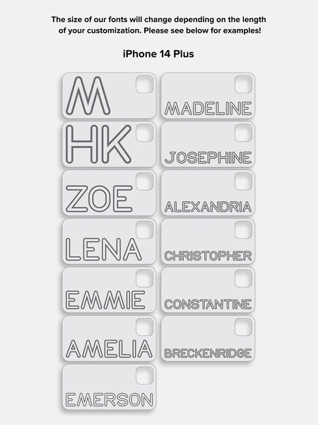 Fine Line Custom iPhone Case