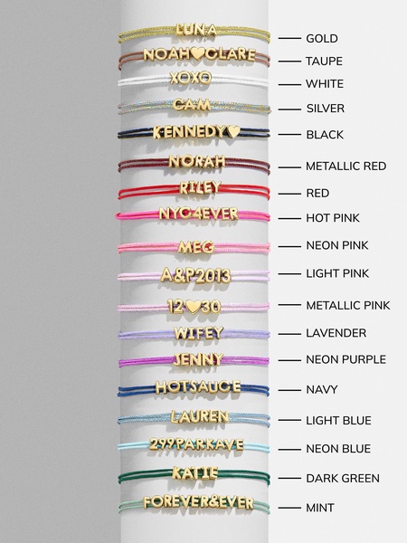 Custom Cord Bracelet