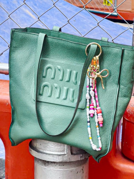 Raina Beaded Bag Charm