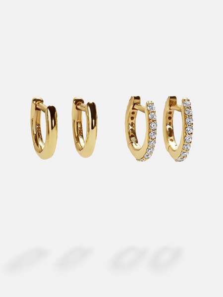 Nicole 18K Gold Earring Set