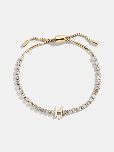 Lyanna Initial Tennis Bracelet