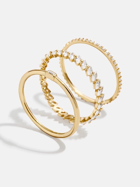 Molly 18K Gold Ring Set