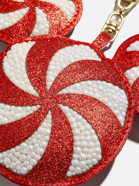 Disney Mickey Mouse Candy Cane Puff Bag Charm