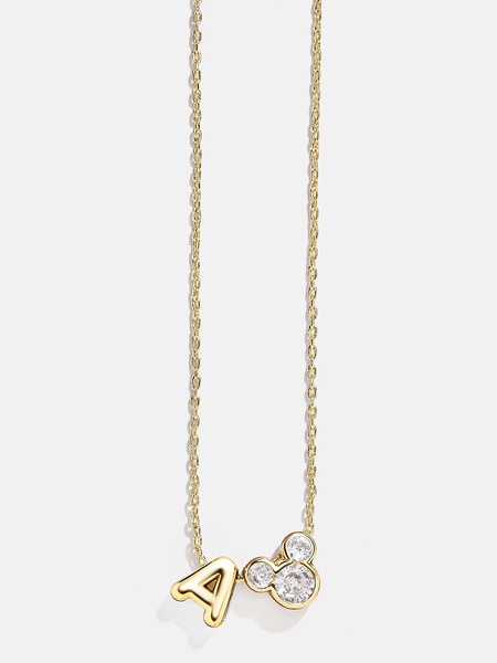 Disney Mickey Mouse Initial Necklace