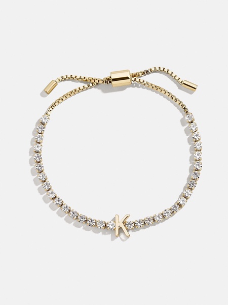 Lyanna Initial Tennis Bracelet