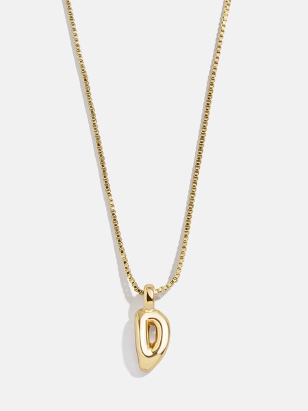 Gwen Mini Bubble Initial Necklace