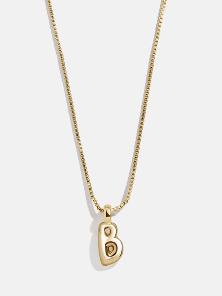 Gwen Mini Bubble Initial Necklace