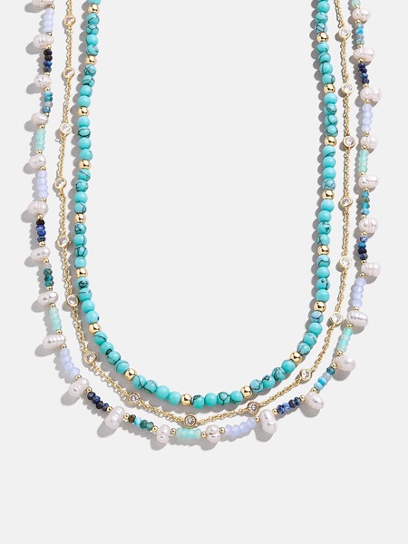 Rowan Semi-Precious Layered Necklace