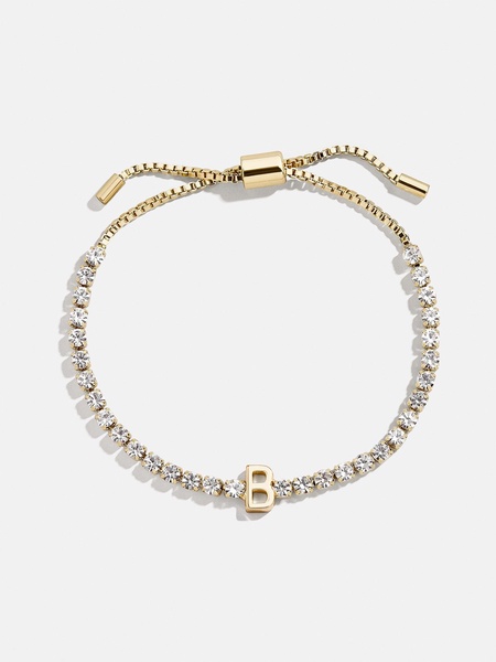 Lyanna Initial Tennis Bracelet