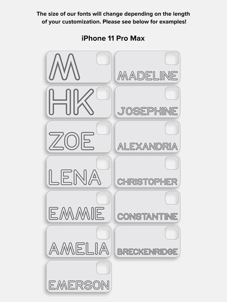 Fine Line Custom iPhone Case