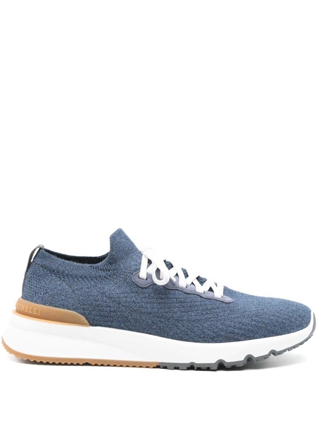 Cotton sneakers in blue