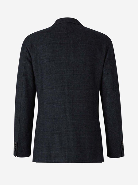Boglioli Plaid Motif Blazer