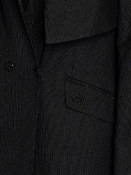 Tech fabric blazer