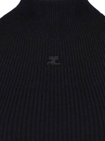 Ribbed Turtleneck Sweater