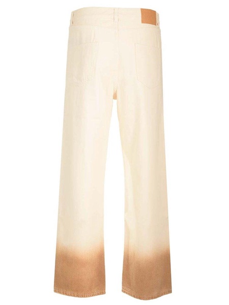 Straight Jeans With Dip-dye Effect