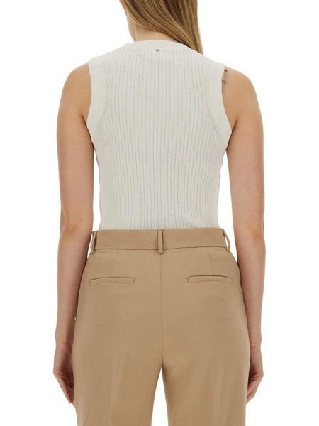 White Cotton Tank Top