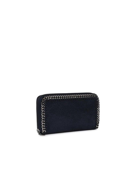 Stella Mccartney Blue Recycled Polyester Wallet Women