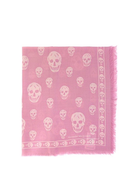 Scarf With Skull Motif