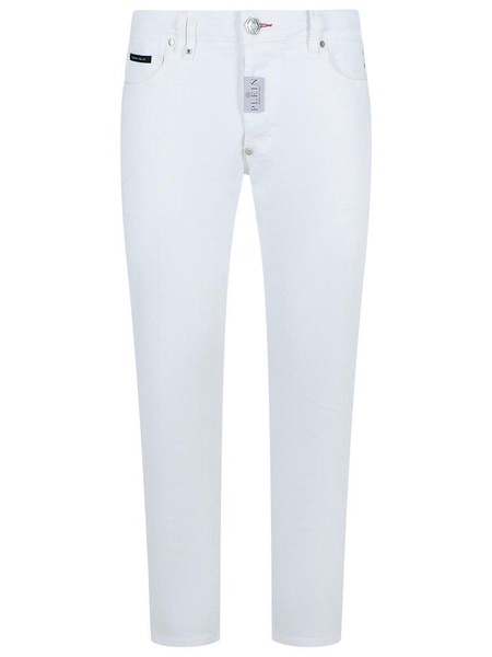 Philipp Plein 'Skinny' White Cotton Jeans