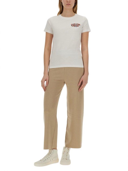 EMBROIDERED COTTON T-SHIRT "VERDY MARKET"
