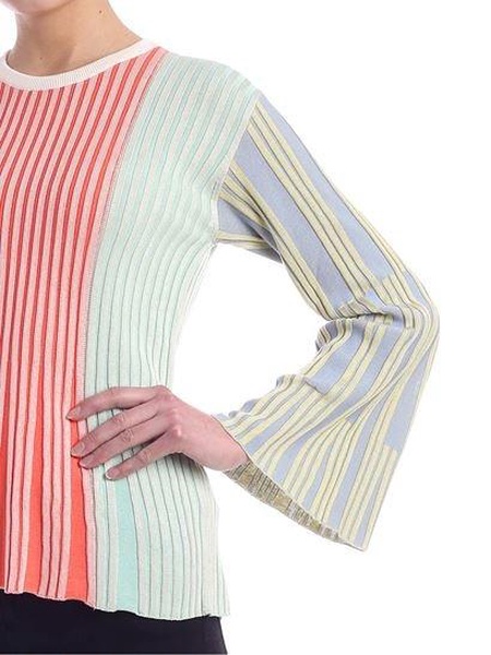 Rayon and cotton multicolor sweater