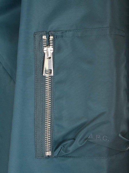 "ella" Teal Bomber Jacket