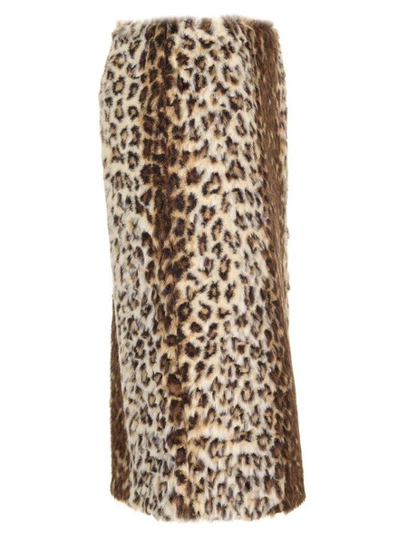 Alexander McQueen Animal print skirt