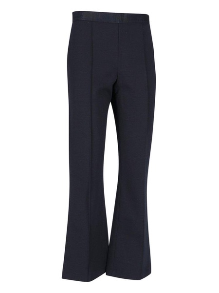 Grazia Logo Waistband Straight-leg Trousers