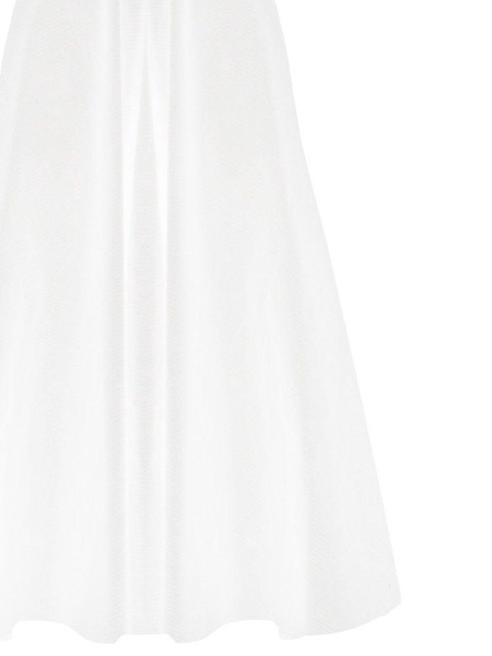 V-neck Striped Midi Dress