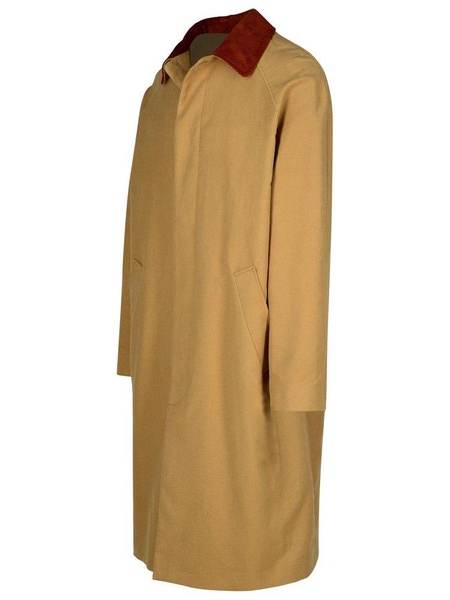 'gaspard' Beige Cotton Trench Coat