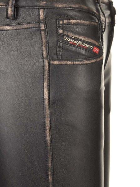 "p-stellar" Leather Effect Trousers