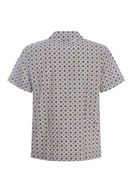 Pattern-printed Short-sleeved Shirt