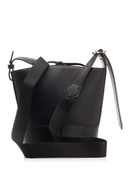 "ana" Black Drawstring Bag