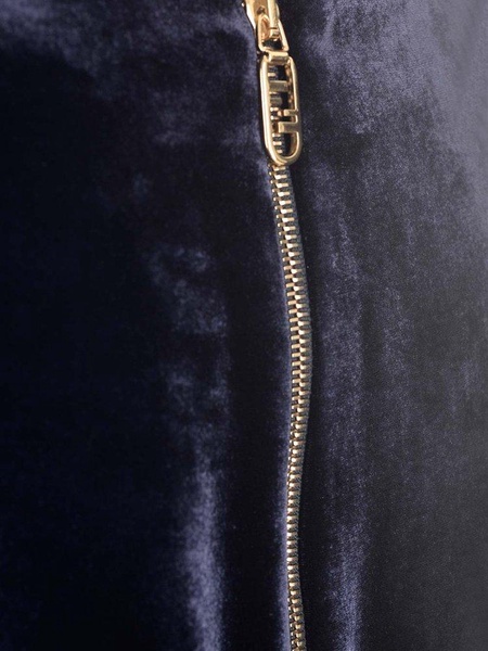Velvet Pencil Skirt