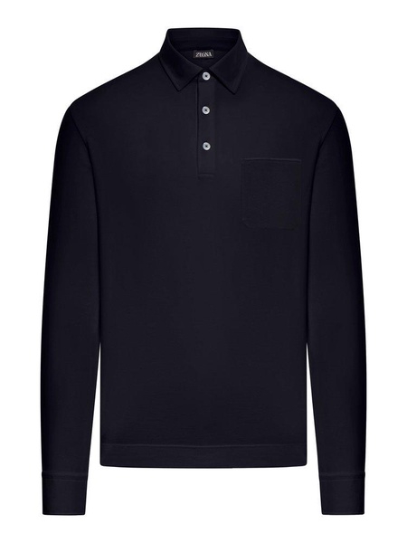 Long Sleeved Polo Shirt