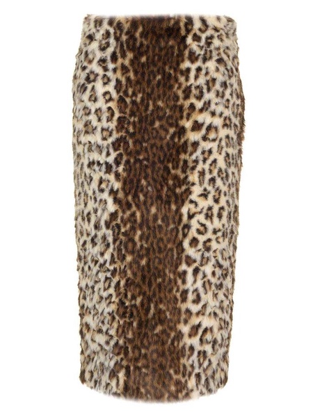 Alexander McQueen Animal print skirt