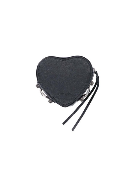 Le Cagole Heart leather coin purse