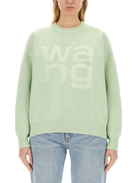 T By Alexander Wang Jersey With Logo