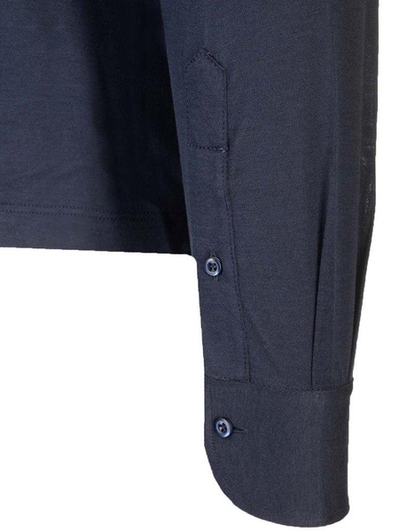 Silk And Cotton Polo Shirt