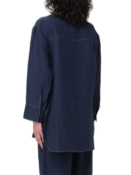 Buttoned Long-sleeved Top 's Max Mara