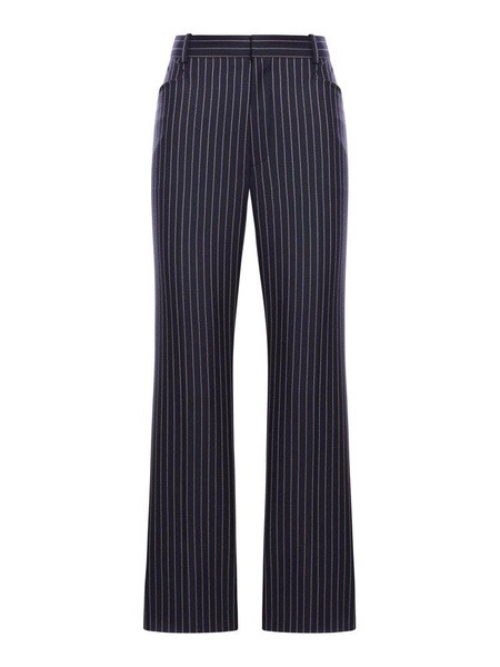 Sharp Pinstripe Tailored Pants