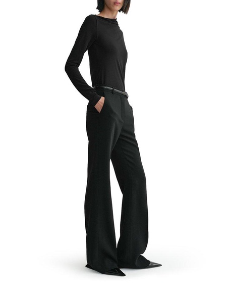 Long Sleeved Asymmetric Neck Top
