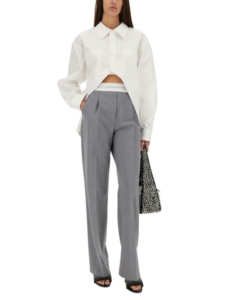 COTTON SHIRT WITH SLIT